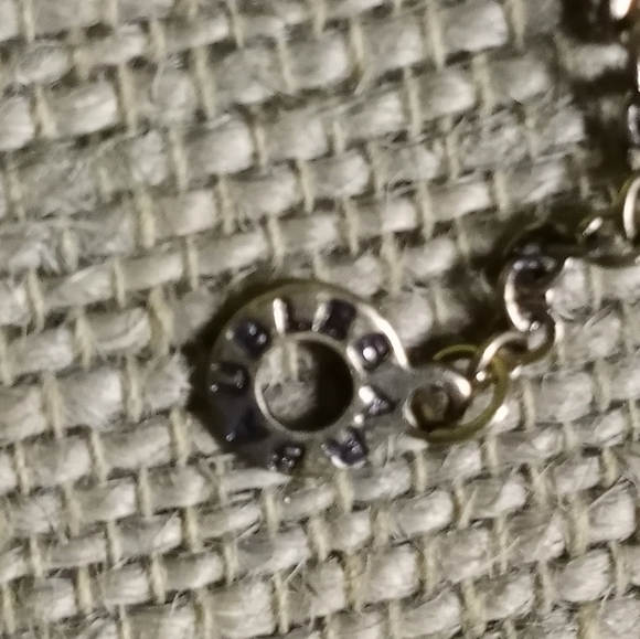 Baublebar goldtone rhinestone necklace statement runway - Picture 4 of 7